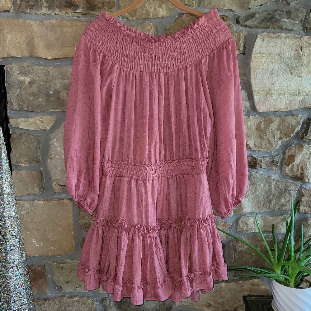 Misa Los Angeles x Revolve Darla Dress Brick M